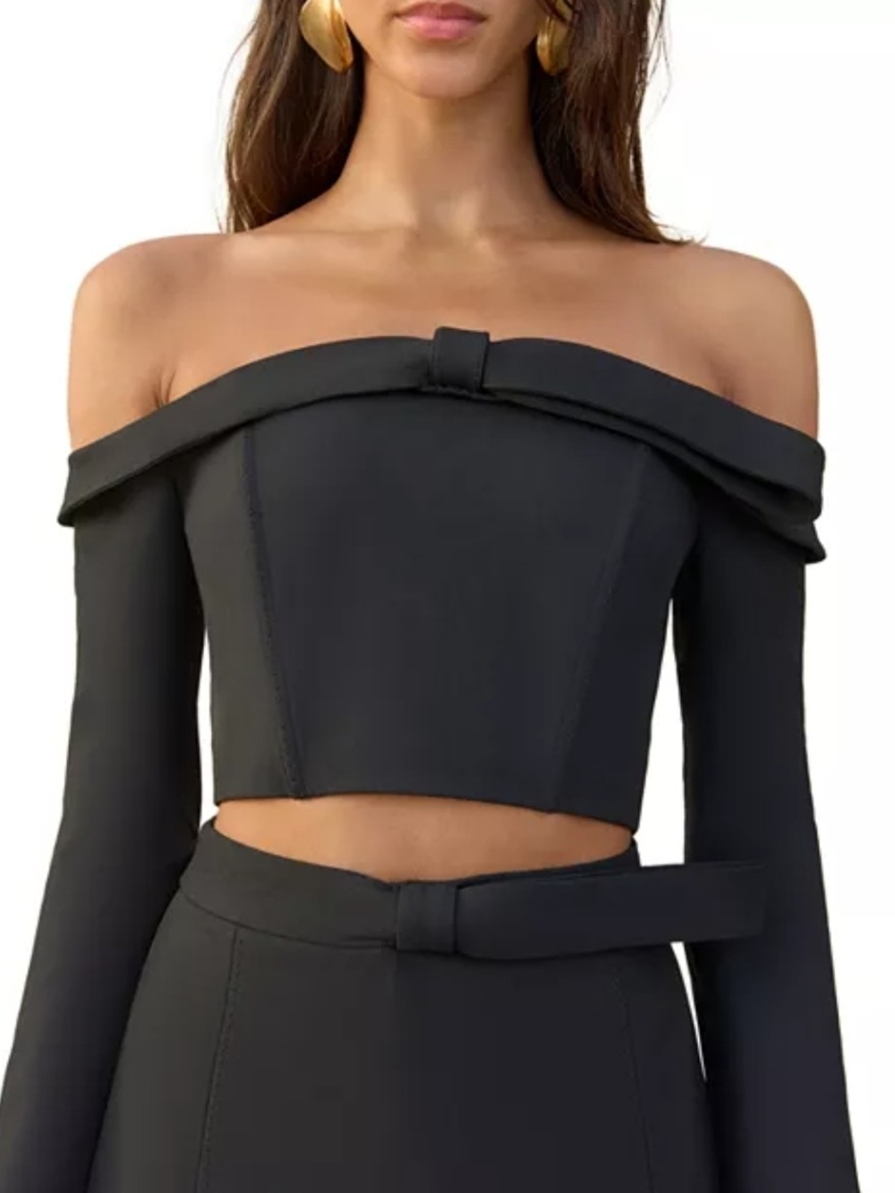 black Cult Gaia Valia Off-Shoulder Top Medium